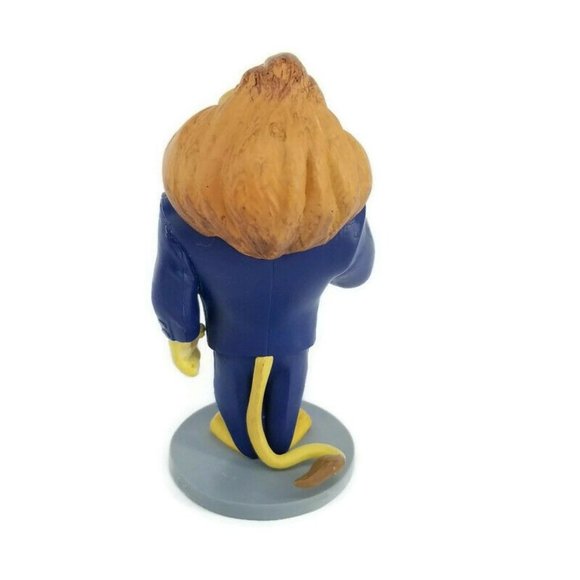 Zootopia Lion Mayor Lionheart PVC Figure Disney Store Toy Cake Topper 4" Cartoon - Picture 4 of 7